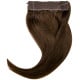 Extension cheveux swift naturelle Remy hair raide chocolat 50 cm