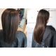 Extensions de cheveux à clips synthétiques chocolat extra volume 50 cm