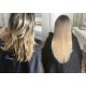 Extensions à chaud blond cendré cheveux raides 50 cm