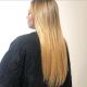 Extensions à loops blondes cheveux raides 48 cm 0.85 Gr