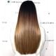 Extensions à froid châtain clair cheveux raides 50 cm 0.85 Gr