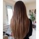 Extensions à froid châtain clair cheveux raides 50 cm 0.85 Gr