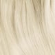 Extensions à froid blond polaire cheveux raides 50 cm