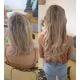 Extensions à loops blond cendré cheveux raides 48 cm