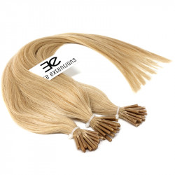 Extensions à froid blondes cheveux raides 50 cm