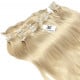Extensions à Clips max volume blond platine