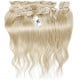 Extensions à Clips max volume blond platine