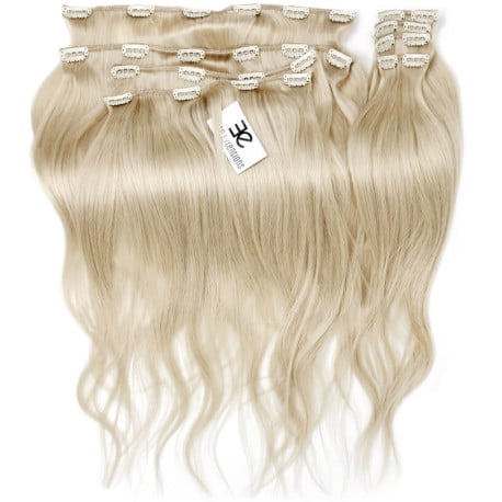 Extensions à Clips max volume blond platine