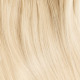 Extensions adhésives blond platine cheveux raides 63 cm