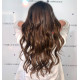 Extensions à chaud châtain noisette cheveux raides 63 cm 1 Gr